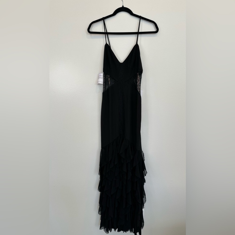 FAME and PARTNERS Tiered Floor-Length Gown - Picture 7 of 15